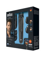 Male Grooming Kit 8-in-one precision Face/Head Trimmer with free Gillette Fusion ProGlide Manual Razor
